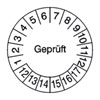 Pr�fplaketten - Gepr�ft