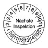 Pr�fplaketten - N�chste Inspektion