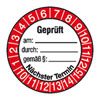 Pr�fplaketten - gepr�ft am: durch: gem��: