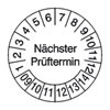 Pr�fplaketten - N�chster Pr�ftermin