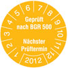 Pr�fplaketten - Gepr�ft nach BGR 500