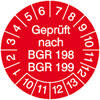 Pr�fplaketten - Gepr�ft nach BGR 198 BGR 199