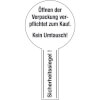 Sicherheitssiegel, 12 St�ck auf Bogen