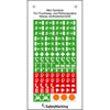 Selbstklebende Symbole f�r Sicherheitspl�ne