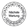 Pr�fplaketten - N�chste Wartung