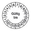 Pr�fplaketten - G�ltig bis