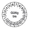 Pr�fplaketten - G�ltig bis