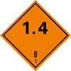 Gefahrzettel auf Rolle