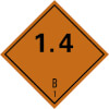 Gefahrzettel auf Rolle