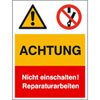Warn- Verbots- Kombischilder
