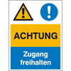 Warn- Gebots- Kombischilder