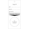 Grundplaketten-Anh�nger - Gepr�ft am...durch...gem��...