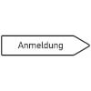 Innerbetrieblicher Wegweiser rechts