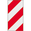 Warntafel f�r �berlange und �berbreite Kfz,
