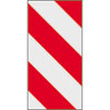 Warntafel f�r �berlange und �berbreite Kfz,