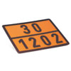 Gefahrentafel nach GGVS/ADR,