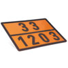 Gefahrstofftafel nach GGVS/ADR,