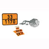 Gefahrentafel nach GGVS/ADR,
