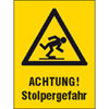Achtung! Stolpergefahr