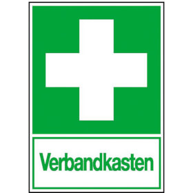 Rettungs-Kombischild Verbandkasten
