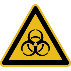 Warnschild Warnung vor Biogef�hrdung