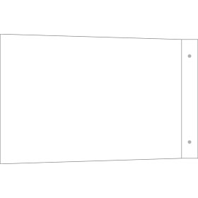 Fahnenschild neutral zur Wandmontage