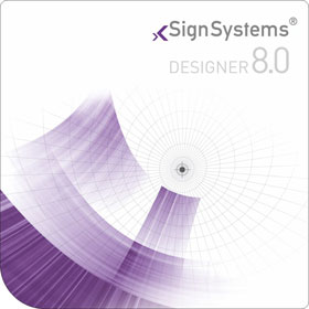 Gestaltungssoftware SignSystems DESIGNER 8.0 F�r die individuelle Beschriftung Ihrer Schilder