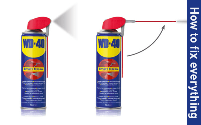 WD-40 Multifunktionsöl Smart-Straw Schmiermittel, Kontaktspray, Feuchtigkeitsverdränger, Rostlöser in Einem