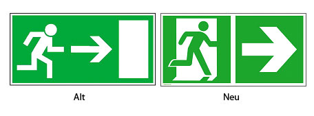 Sicherheits- und Fluchtwegschild, viereckig - Erste Hilfe - nachleuchtend,  steif 