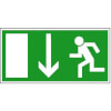 Rettungsschild - nachleuchtend Notausgang