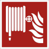 Brandschutzschild - nachleuchtend Löschschlauch