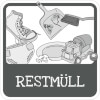 Hinweisschild Mülltrennung