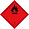 SafetyMarking Gefahrzettel nach ADR Klasse 3, Entzündbare flüssige Stoffe