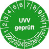 Prüfplakette - UVV geprüft 22-27 [22-27]