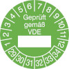 Prüfplakette - Geprüft gemäß VDE 29-34 [29-34]