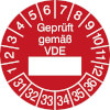 Prüfplakette - Geprüft gemäß VDE 31-36 [31-36]