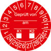 Prüfplakette - Geprüft gemäß VDE 24-29 [24-29]