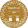 Prüfplakette - Geprüft gemäß VDE 25-30 [25-30]