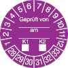 Prüfplakette - Geprüft gemäß VDE 28-33 [28-33]