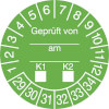 Prüfplakette - Geprüft gemäß VDE 29-34 [29-34]