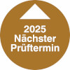 Jahresprüfplakette - Nächster Termin 25 [2025]