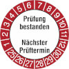 Prüfplakette - Prüfung bestanden 25-30 [25-30]