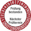 Prüfplakette - Prüfung bestanden 26-31 [26-31]
