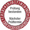 Prüfplakette - Prüfung bestanden 30-35 [30-35]