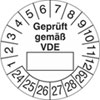 Prüfplakette - Geprüft gemäß VDE 24-29 [24-29]