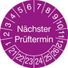 Prüfplakette Nächster Prüftermin 21-26 [21-26]