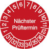 Prüfplakette Nächster Prüftermin 31-36 [31-36]