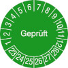 Prüfplakette Geprüft 23-28 [23-28]