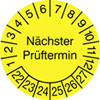 Prüfplakette Nächster Prüftermin 22-27 [22-27]