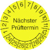 Prüfplakette Nächster Prüftermin 24-29 [24-29]